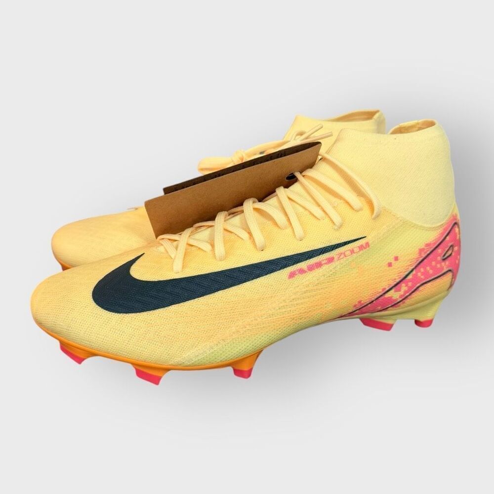 Nike Zoom Superfly 10 Academy Km Fg/Mg Kylian Mbappe Orange size 9.5 FQ8293-800